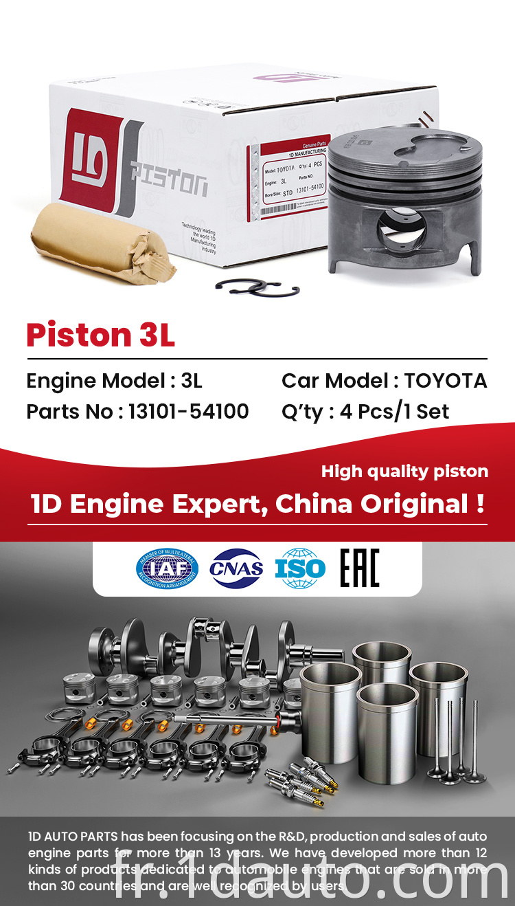 Engine Piston for Toyota 3L 